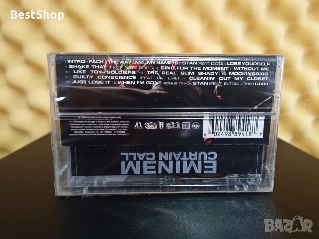 Eminem - Curtain Call, снимка 2 - Аудио касети - 53339323