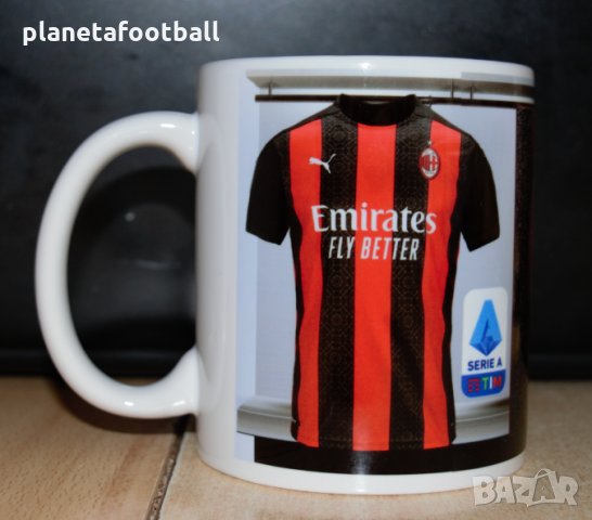 Футболна чаша на Милан с име и номер!Фен чаша на AC MILAN!2020 уникален фен подарък!  