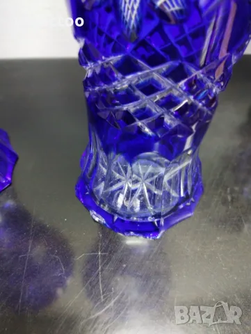Кристални вази-цветен кристал, снимка 6 - Вази - 47659122