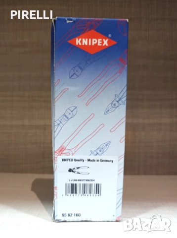 Резачка/ножица за стоманени въжета KNIPEX 95 62 160, чисто нова и неизползвана, произход: Германия, снимка 8 - Други инструменти - 52913717