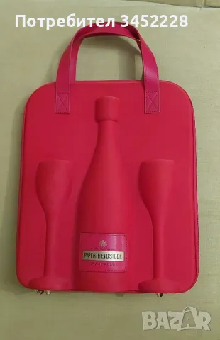 чанта за вино с оригиналните чаши Франция за ценители 