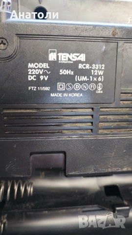 Касетофон TENSAI, снимка 3 - Радиокасетофони, транзистори - 52414866