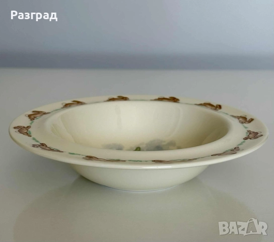 Детска чиния Royal Doulton Bunnykins, снимка 2 - Чинии - 52348666