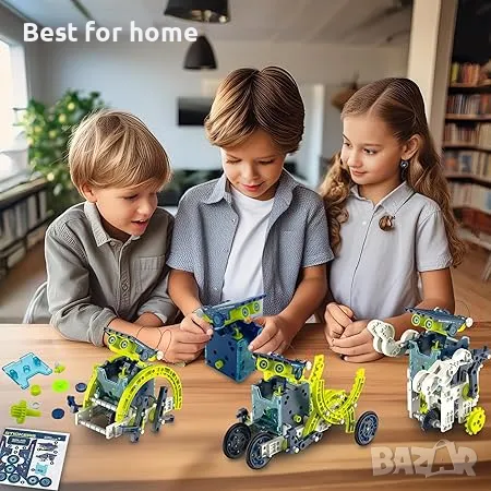 Koнструктор за сглобяване на слънчеви роботи-12 различни вида роботи, снимка 3 - Конструктори - 50152402