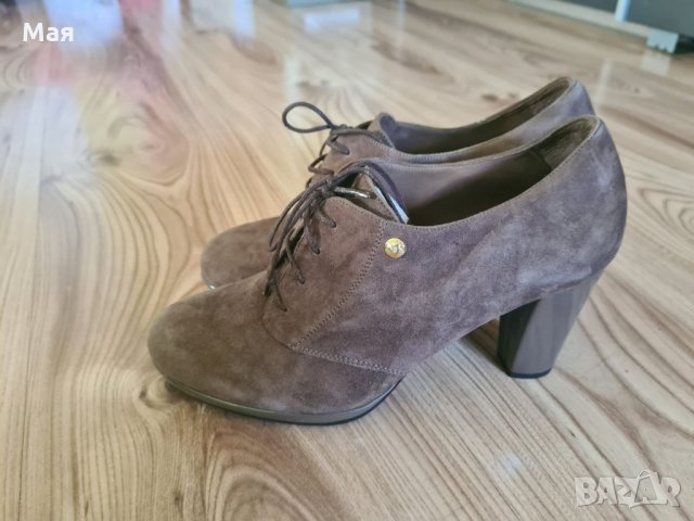 Нови дамски велурени обувки, снимка 2 - Дамски елегантни обувки - 33718001