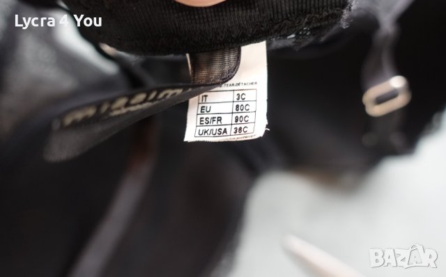 Intimissimi Lingerie 80C луксозен черен дантелен сутиен, снимка 13 - Бельо - 42831935