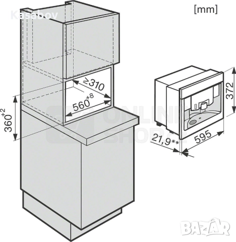 Miele Nespresso Кафемашина за вграждане Кафеавтомат Миеле, снимка 11 - Кафемашини - 52871304