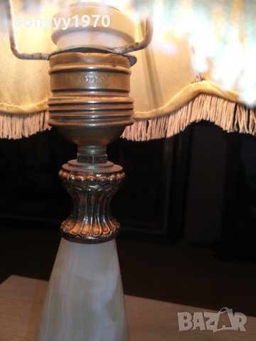 мраморна лампа 35х20см внос франция 1502212107, снимка 16 - Колекции - 31828499