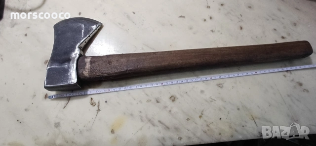 Рядък немски топор - ,,Ochsenkopf "- 1000гр. , снимка 4 - Антикварни и старинни предмети - 53346108