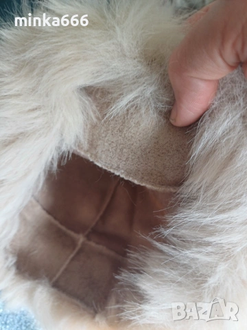 Дамска шапка от естествен косъм., снимка 5 - Шапки - 53048938