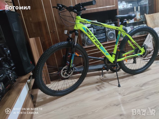 Велосипед INTERBIKE GEPARD 27.5" SHIMANO, 21 СКОРОСТИ, РАМКА АЛУМИНИЕВА