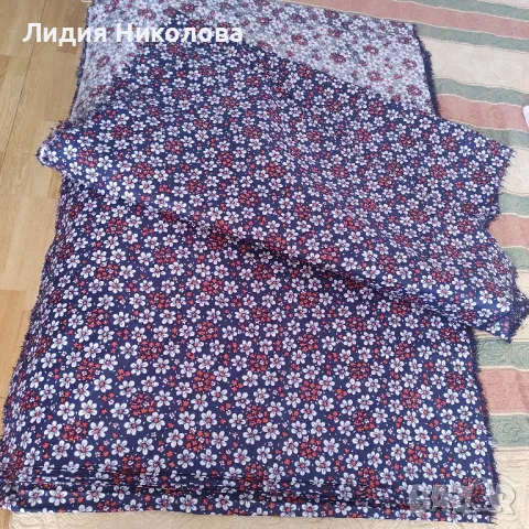 Плат памук/басма ново 13метра, снимка 2 - Платове и дамаски - 47489386