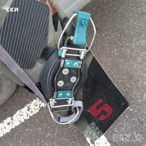 Сноуборд Burton 155см с твърди автомати , снимка 3 - Зимни спортове - 48931147