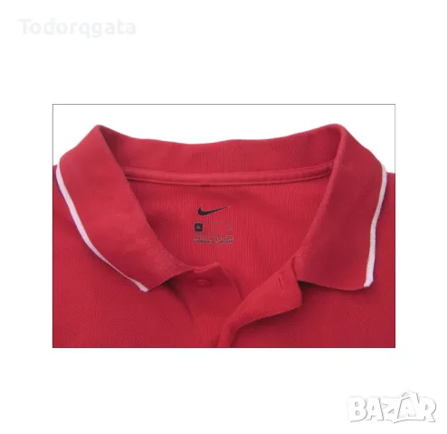 Nike Червена Поло Блуза Polo Shirt L-XL Casual Отлично Състояние ЦСКА Армейци, снимка 5 - Тениски - 48254617