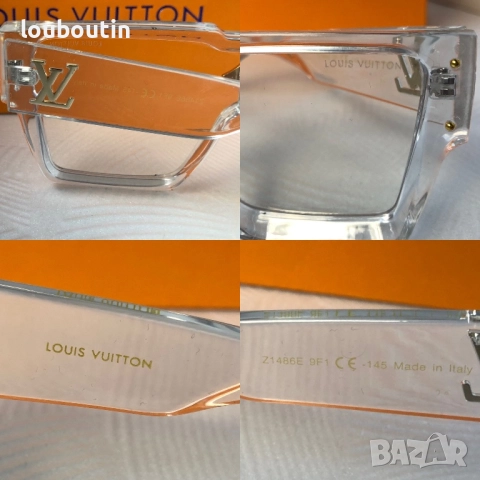 Louis Vuitton прозрачни мъжки слънчеви очила маска унисекс дамски, снимка 3 - Слънчеви и диоптрични очила - 51762707