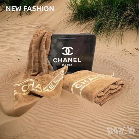 Памучни Хавлии -2бр с Кутия ✨ CHANEL , снимка 12 - Хавлиени кърпи - 51169549