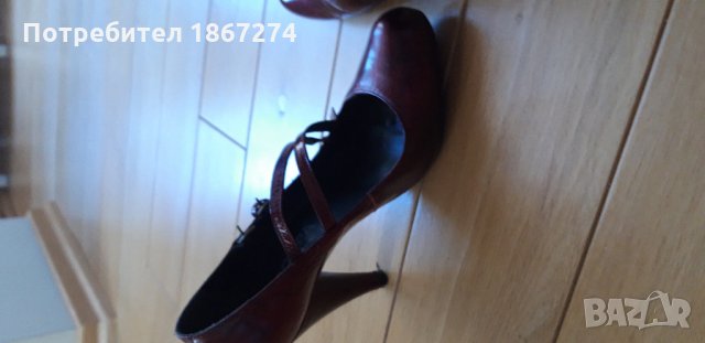 Обувки в цвят бордо, снимка 4 - Дамски елегантни обувки - 29422652