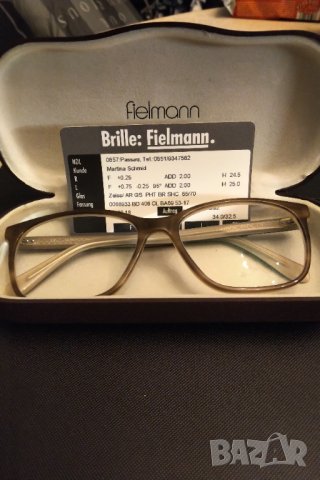 Fielmann 100% оригинални очила с диоптър в Слънчеви и диоптрични очила в  гр. Сливен - ID31437750 — Bazar.bg