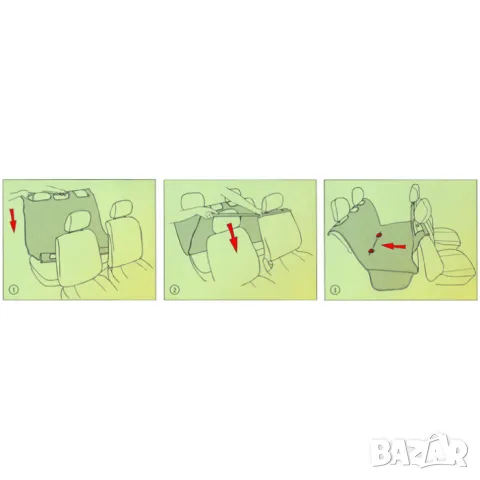 Kegel предпазно покривало за задна седалка, снимка 5 - Аксесоари и консумативи - 49133433