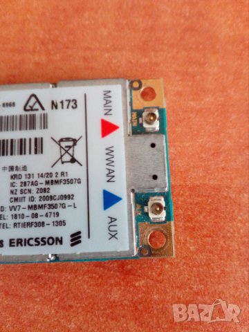 WiFi карта за лаптоп ЕRICSSON F3507g, снимка 2 - Части за лаптопи - 32027274