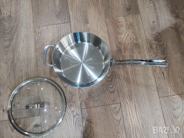 Професионален тиган с капак VIKING 3,4л, снимка 3 - Съдове за готвене - 51787159