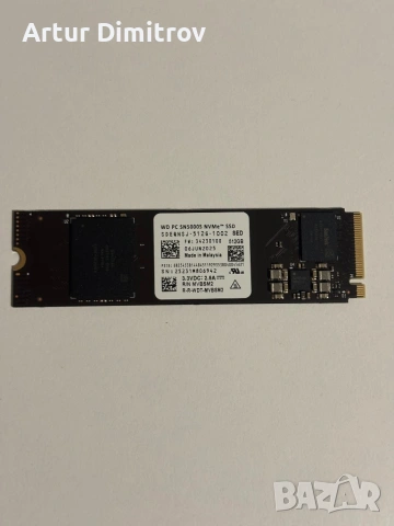 NVMe SSD 512GB Western Digital за лаптоп / компютър, снимка 3 - Части за лаптопи - 53885351