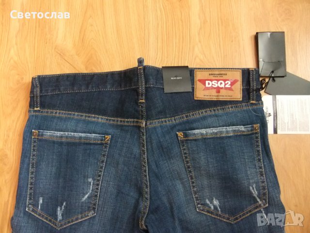 Dsquared Slim Jeans дънки размер - 50, снимка 7 - Дънки - 37966916