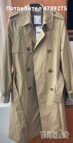Нов тренчкот MANGO, снимка 5 - Палта, манта - 54122179