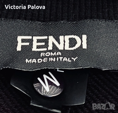 Уникален суитчър унисекс FENDI X TEAM WANG  рядка находка, снимка 15 - Суичъри - 51761293