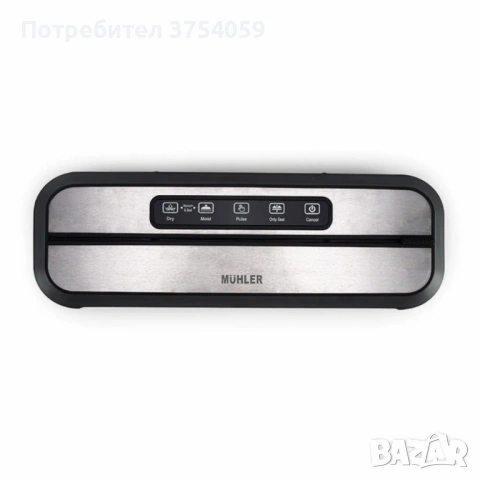 Уред за вакуумиране Muhler MV-109 – Запази храната свежа до 5 пъти по-дълго, снимка 3 - Аксесоари за кухня - 53124812