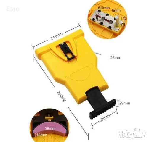 Компактна острилка за бързо заточване на верижен трион - Заточва за броени секунди, снимка 2 - Други инструменти - 48374568