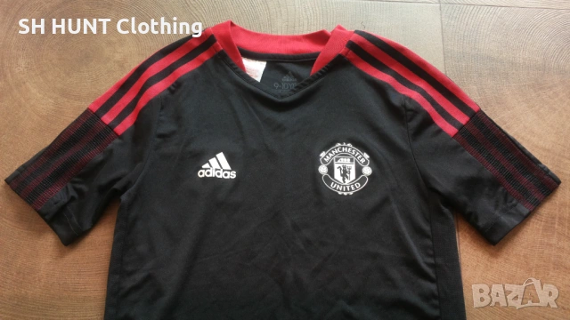 Adidas MANCHESTER UNITED Kids Football T-shirt Размер 9-10 г / 140 см детска футболна тениска 22-60, снимка 2 - Детски тениски и потници - 53296632