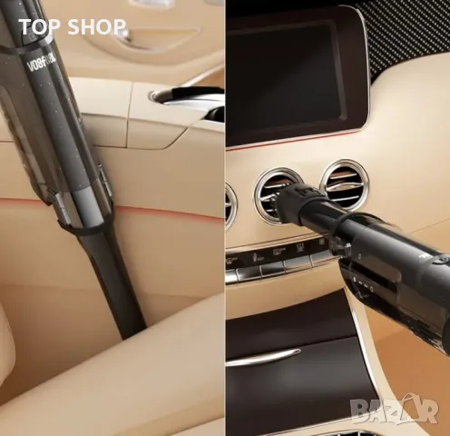 Мощна ръчна автомобилна прахосмукачка Безжична 15KPa за дома офиса 160w, снимка 5 - Прахосмукачки - 49064951