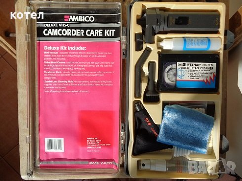 Ambico Deluxe VHS-C Camcorder Care Kit Model V-0799, снимка 1 - Чанти, стативи, аксесоари - 30191736