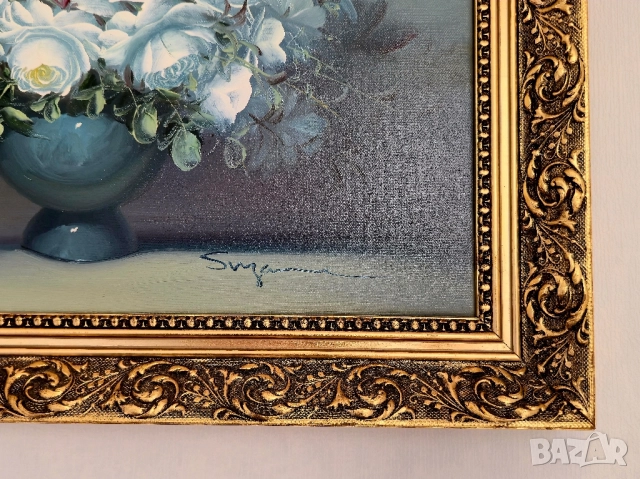 Оригинална маслена картина на художника Робърт Кокс, снимка 2 - Картини - 52192975