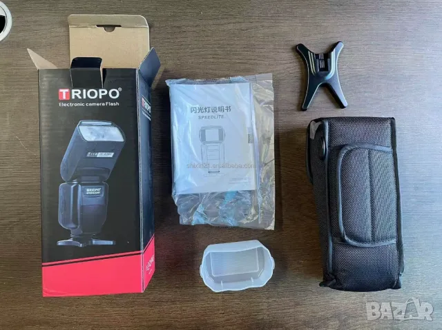 Универсална светкавица, TTL, бърза професионална светкавица, за фотоапрат, Canon, Nikon, фото камера, снимка 8 - Светкавици, студийно осветление - 49447247