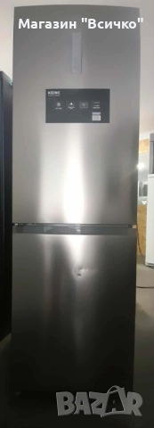 Хладилник с фризер KOENIC KFK 621 C NF IN, 338 л, височина 1850 мм, инокс