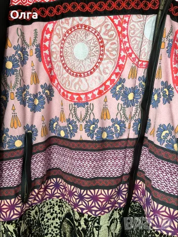 Desigual многоцветно овърсайз патчуърк яке - размер 48, снимка 4 - Якета - 56317685