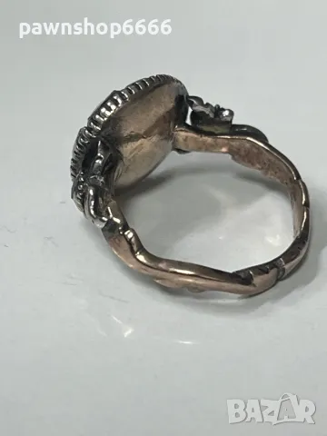 Античен викториански диамантен пръстен (1880 г.) , снимка 11 - Пръстени - 49225712