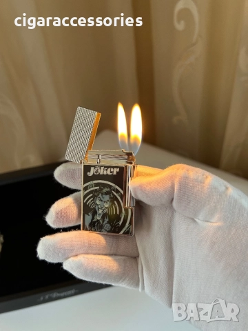 Запалка S.T. Dupont Joker – 2 пламъка, снимка 2 - Запалки - 52605971