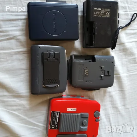 Aiwa-ta154,ta173,tp-vs520,Panasonic rq-v77,Medion walkman уокмен, снимка 2 - Радиокасетофони, транзистори - 55798053