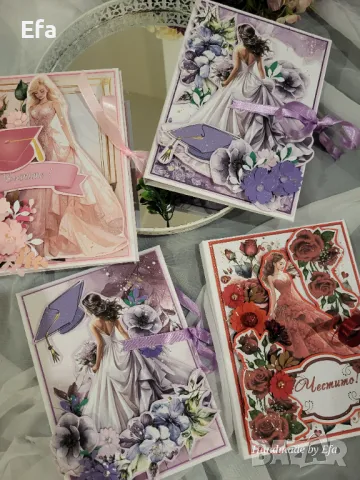 Картичка за подарък комбинирана с място за пари, снимка 2 - Други - 48516132