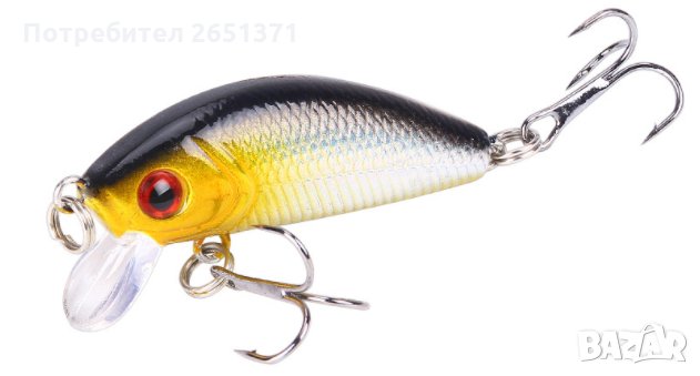 воблери, изкуствена примамка - 5 см., 4,2 гр., щука, сулка, кефал, река, снимка 3 - Стръв и захранки - 30831502