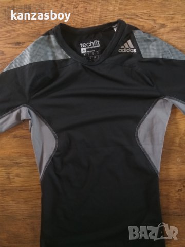 adidas Tech-Fit PowerWeb Compression Top - страхотна мъжка тениска КАТО НОВА, снимка 6 - Тениски - 38025379