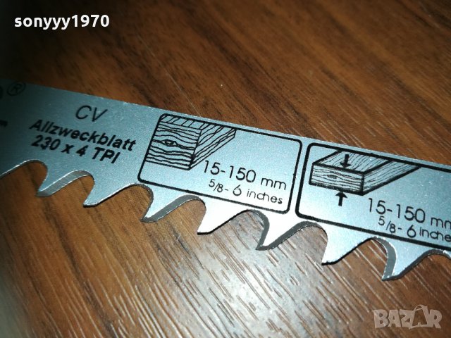 MADE IN GERMANY-24СМ-НОЖ ЗА САБЛЕН ТРИОН 1510211635, снимка 8 - Други инструменти - 34475501