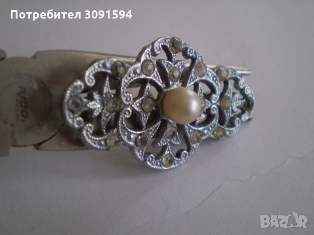 Антикварна брошка 1920г, снимка 10 - Антикварни и старинни предмети - 35517653
