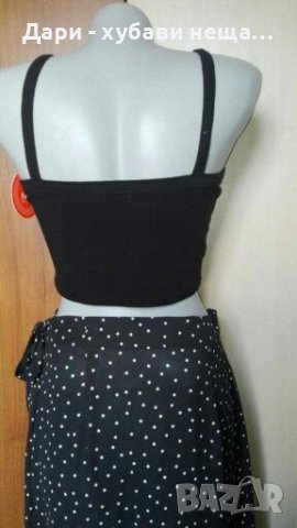 Черна дълга пола на точки🍀❤XS,S,M❤🍀арт.4282, снимка 7 - Поли - 36943893