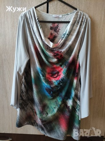 Страхотна дамска блуза Л размер, снимка 1 - Блузи с дълъг ръкав и пуловери - 36854744