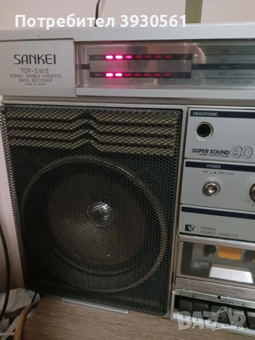 Радиокасетофон SANKEI TCR-S90, снимка 5 - Радиокасетофони, транзистори - 52575828