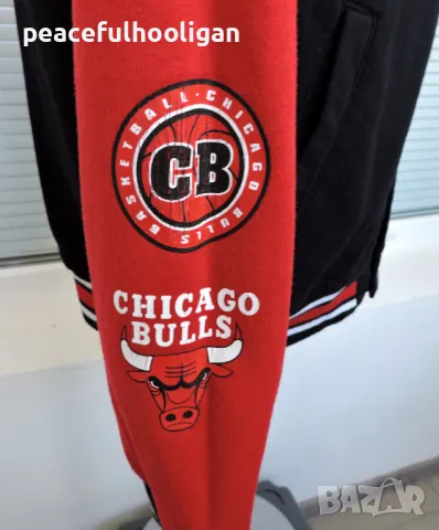NBA Chicago Bulls Baseball Jacket By Primark - страхотно пролетно мъжко яке  размер L, снимка 7 - Якета - 49035772
